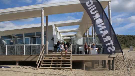 Cadzand-Bad - Strandpavillon Strand Ruig